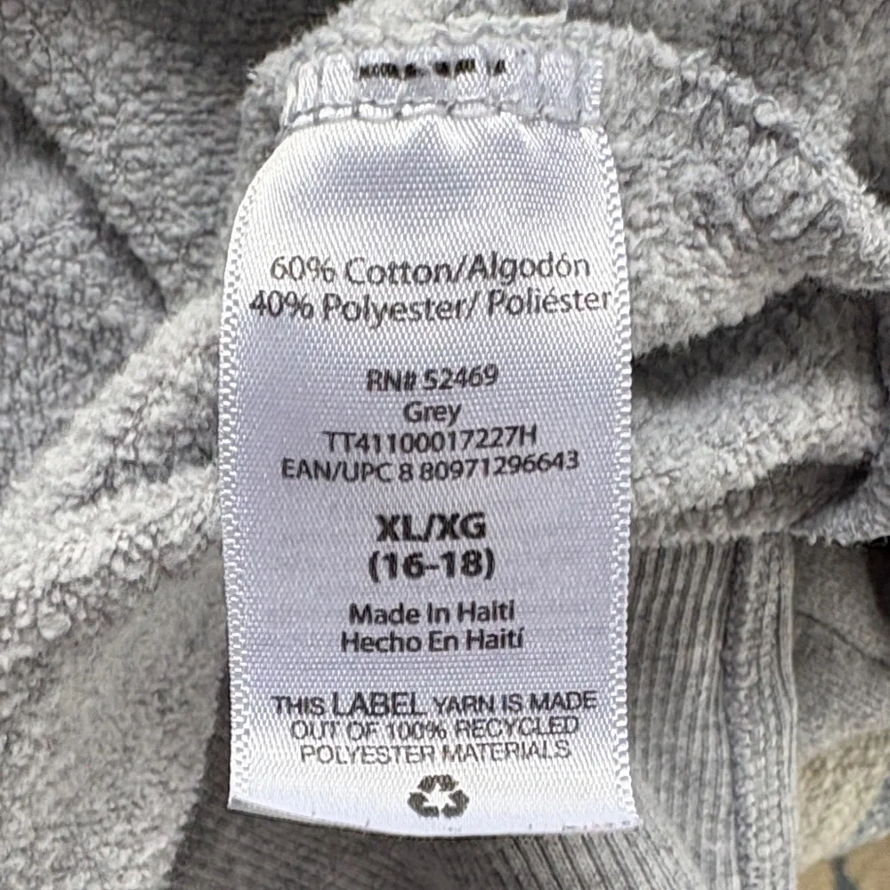Time and Tru Heather Gray Turtleneck Sweatshirt - Picture 7 of 7